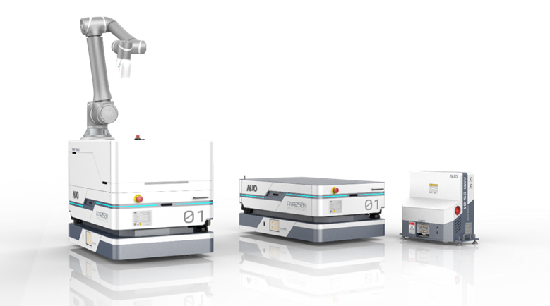 PA视讯數位開發的自主式移動機器人（AMR250M），搭配全向輪並結合AI演算法、2D LiDAR、3D攝影機等技術，協助客戶實現產線全自動化